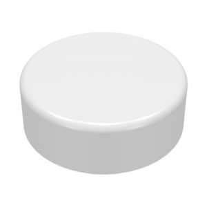 Tegel, Rond 1x1 White